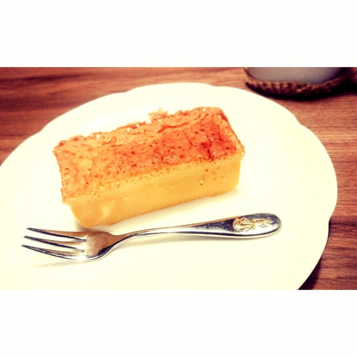 とろけるチーズでチーズケーキ